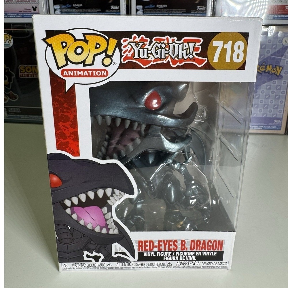 Funko Pop! Animation Yu-Gi-Oh! Red-Eyes B.Dragon #718 Vinyl Figure